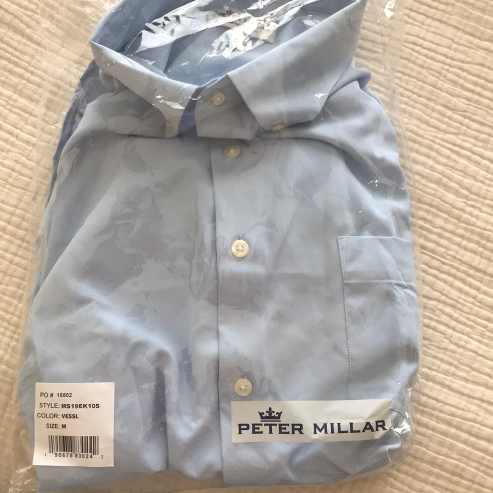Large Peter Millar Summer Comfort dress shirt. Excellent condition